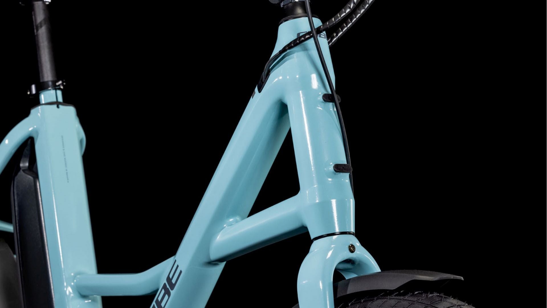 CUBE COMPACT HYBRID COMFORT 500 URBAN eBIKE 2025 ARUBABLUE' N 'REFLEX