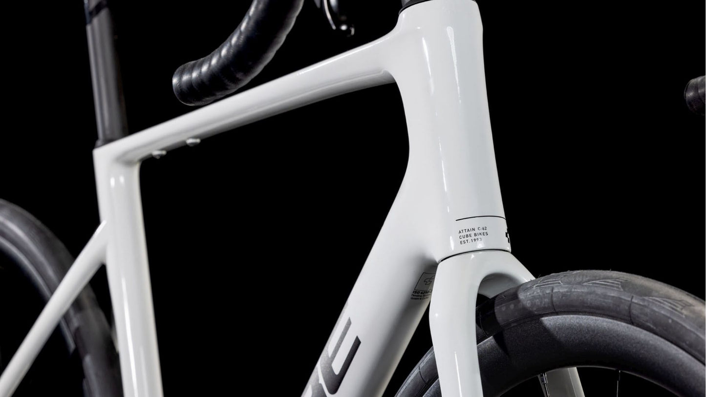 CUBE ATTAIN C:62 SLX ROAD BIKE 2025 COTTON' N 'GREY