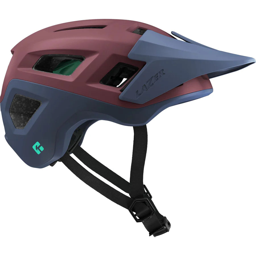 LAZER COYOTE KINETICORE MTB HELMET MATT COSMIC BERRY