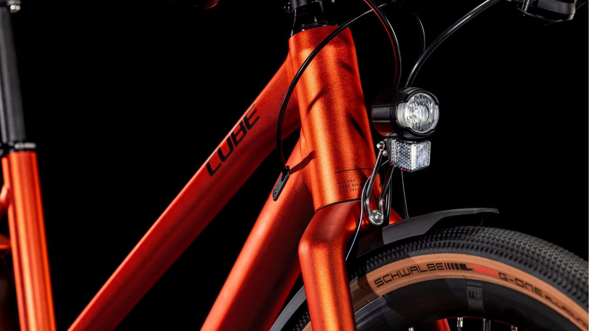 CUBE NULANE PRO FE LADY GRAVEL BIKE 2025 FIREORANGE' N 'BLACK