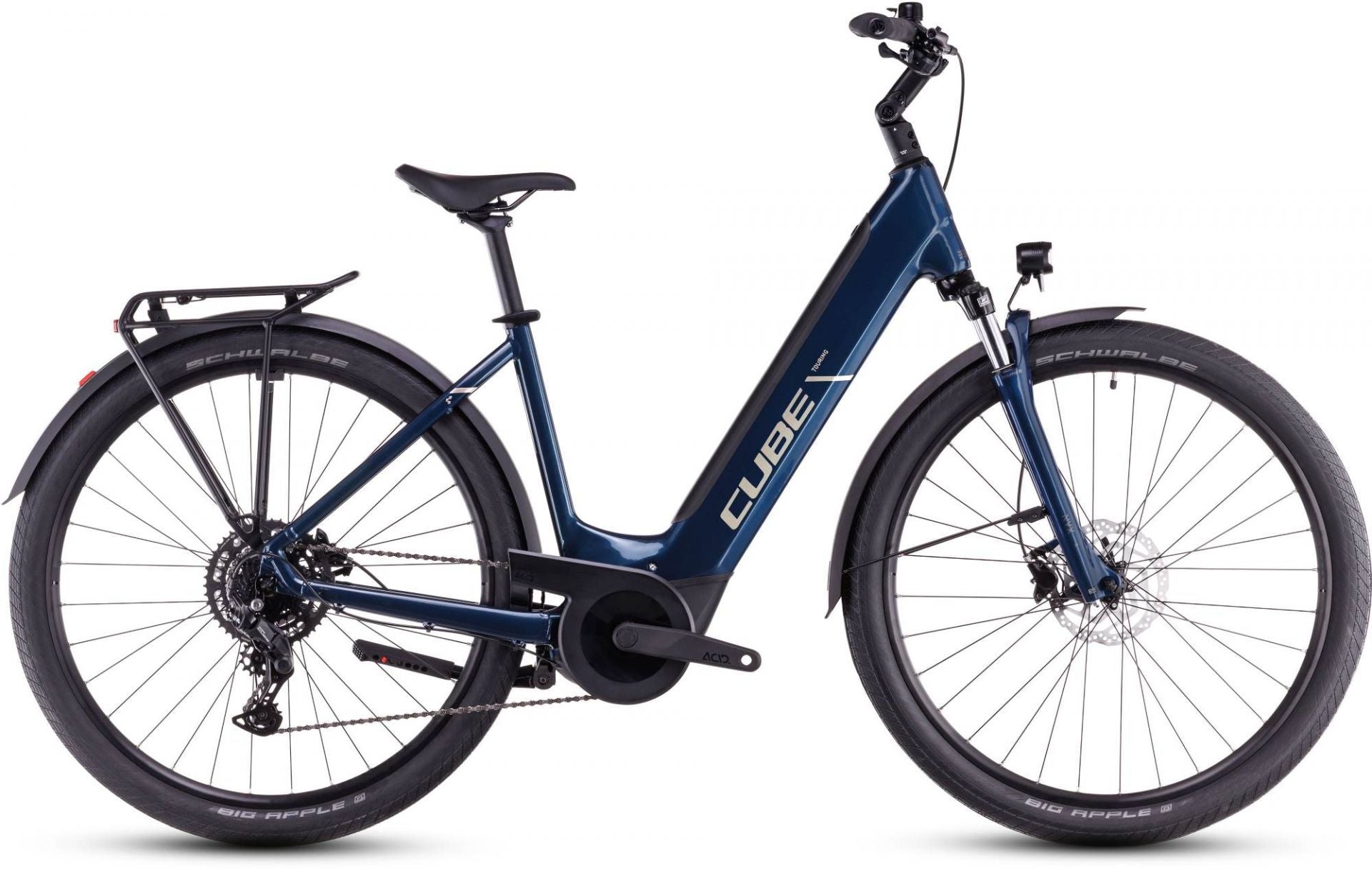 CUBE TOURING HYBRID ONE 625 EASY ENTRY eBIKE 2025 DEEPSEA' N 'CHROME