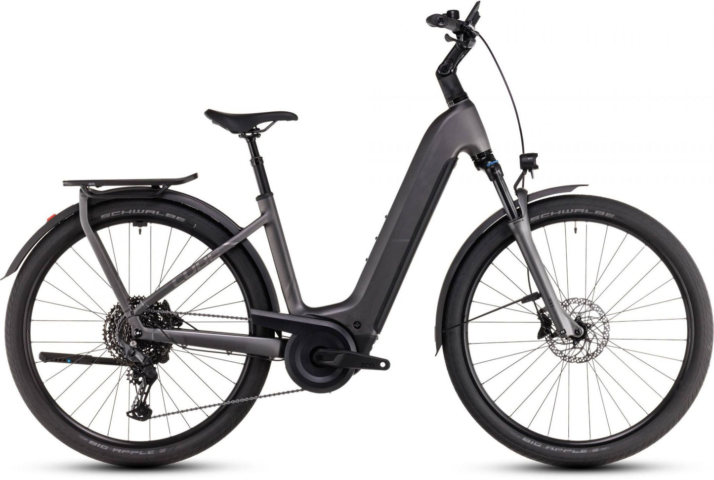 CUBE KATHMANDU HYBRID PRO 800 EASY ENTRY eBIKE 2025 SLABGREY´ N ´CHROME