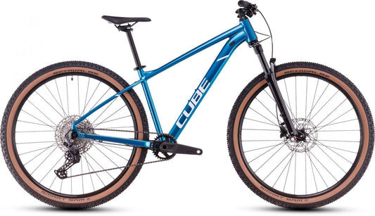 CUBE ATTENTION PRO HARDTAIL MTB BIKE 2025 METALLICTEAL' N 'WHITE