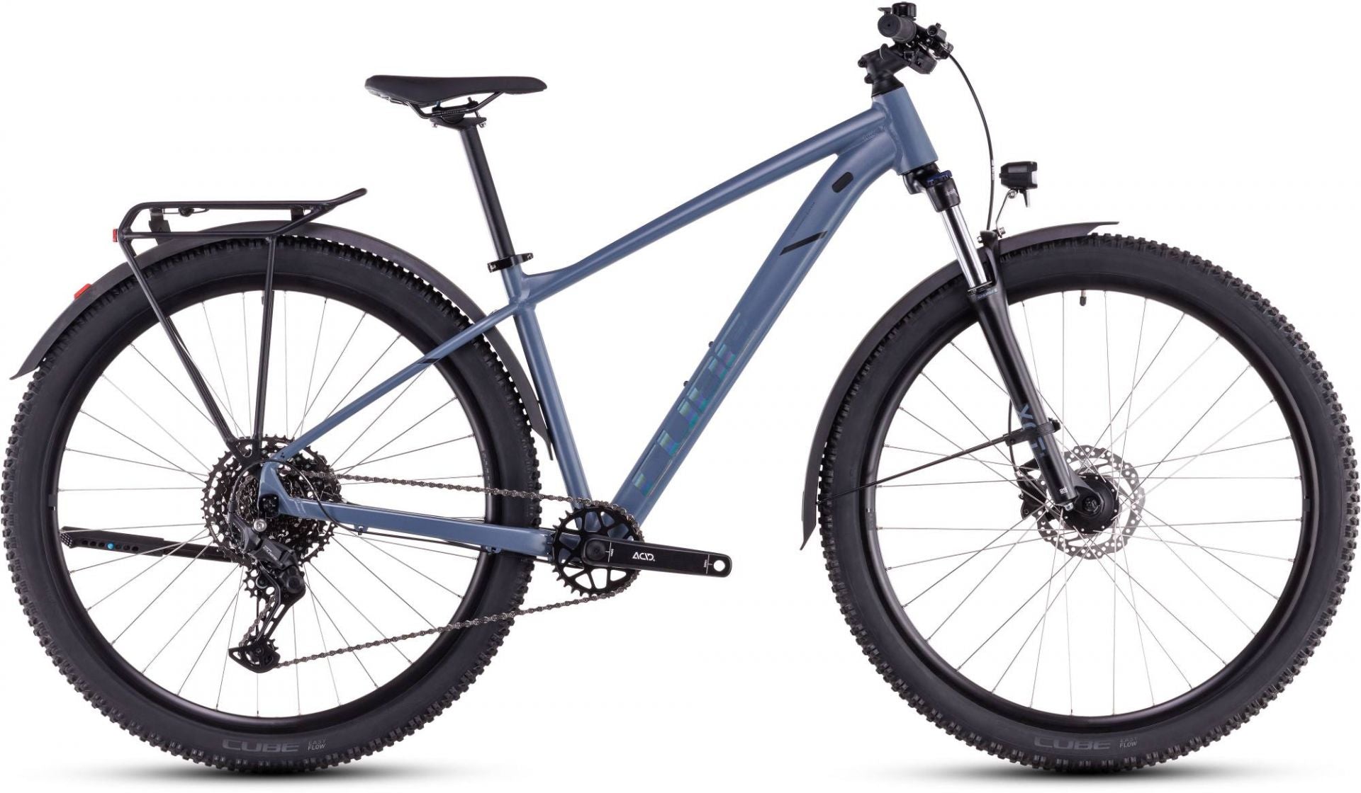 CUBE AIM RACE ALLROAD HARDTAIL MTB BIKE 2025 WOLFGREY' N 'BLACK