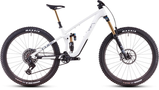 CUBE STEREO HYBRID ONE77 C:68X SLT 29 MTB BIKE 2025 METALLICWHITE' N 'GREY