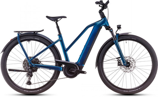 CUBE KATHMANDU HYBRID EX 800 LADY eBIKE 2025 ELECTRICBLUE´ N ´CHROME