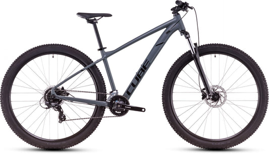 CUBE AIM ONE HARDTAIL MTB BIKE 2025 FOGGYBLACK' N 'BLACK