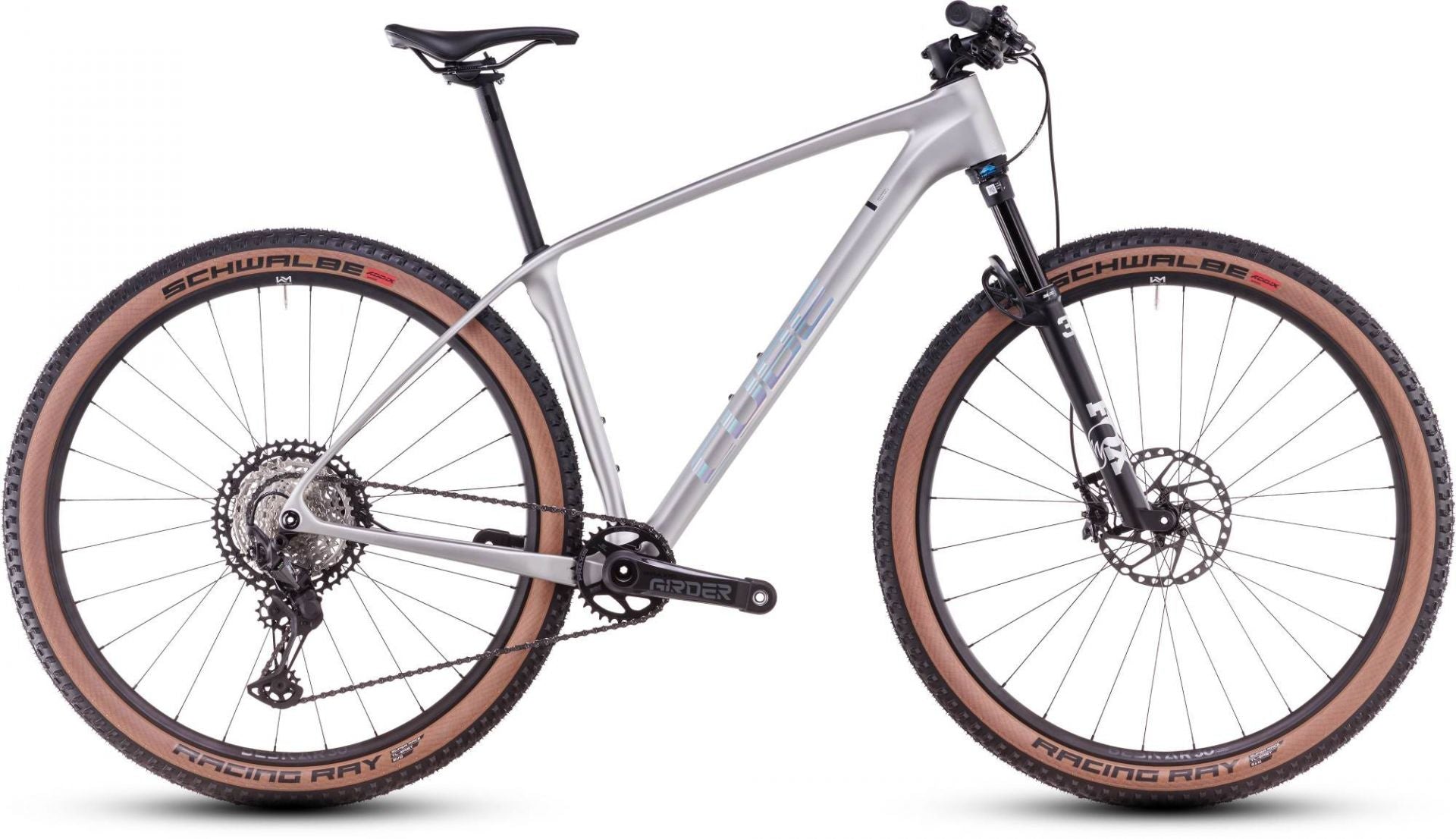 CUBE REACTION C:62 RACE HARDTAIL MTB BIKE 2025 SLEEKGREY' N 'PRISM