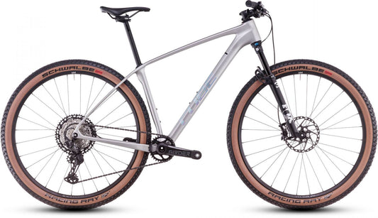 CUBE REACTION C:62 RACE HARDTAIL MTB BIKE 2025 SLEEKGREY' N 'PRISM