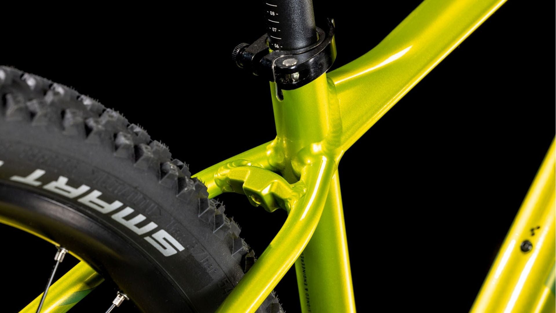 CUBE AIM SLX HARDTAIL MTB BIKE 2025 FLASHLIME' N 'JUNIPER