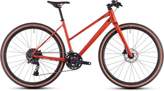 CUBE NULANE PRO LADY GRAVEL BIKE 2025 FIREORANGE' N 'BLACK