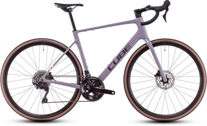 CUBE ATTAIN C:62 RACE ROAD BIKE 2025 PLUMGREY' N 'BRINK