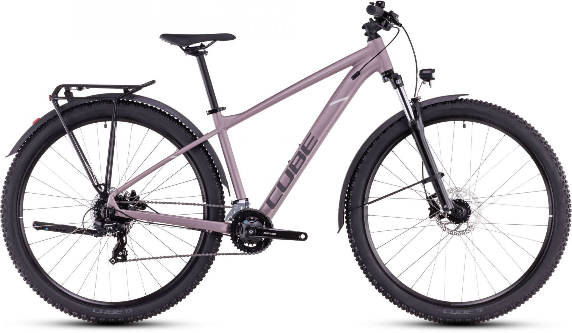 CUBE AIM ONE ALLROAD HARDTAIL MTB BIKE 2025 GREYISHLILAC' N 'REFLECT