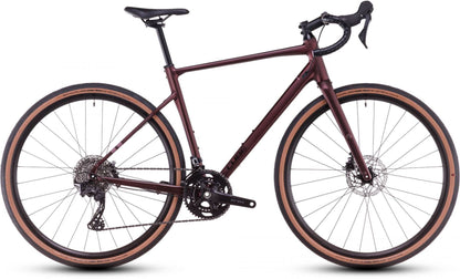 CUBE NUROAD RACE GRAVEL BIKE 2025 RUBYRED' N 'GLOSS