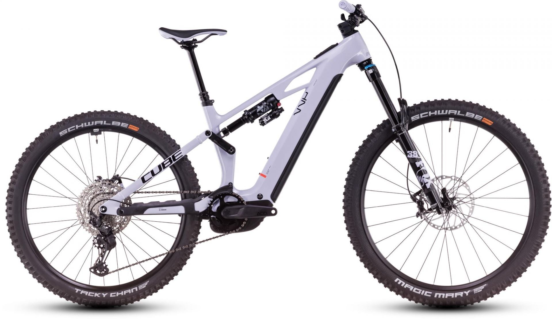 CUBE STEREO HYBRID ONE77 HPC SLX 800 eMTB BIKE 2025 CYCLAMEN' N 'BLACK