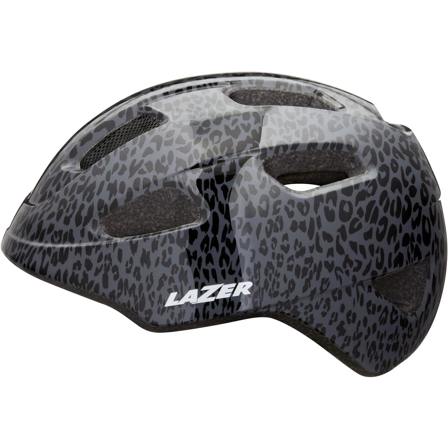 LAZER NUTZ KINETICORE UNI-YOUTH HELMET BLACK LEOPARD