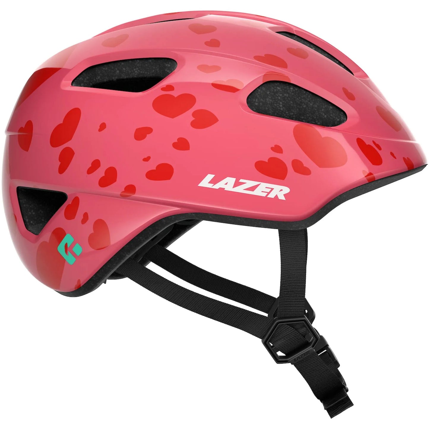 LAZER NUTZ KINETICORE UNI-YOUTH HELMET LITTLE HEARTS