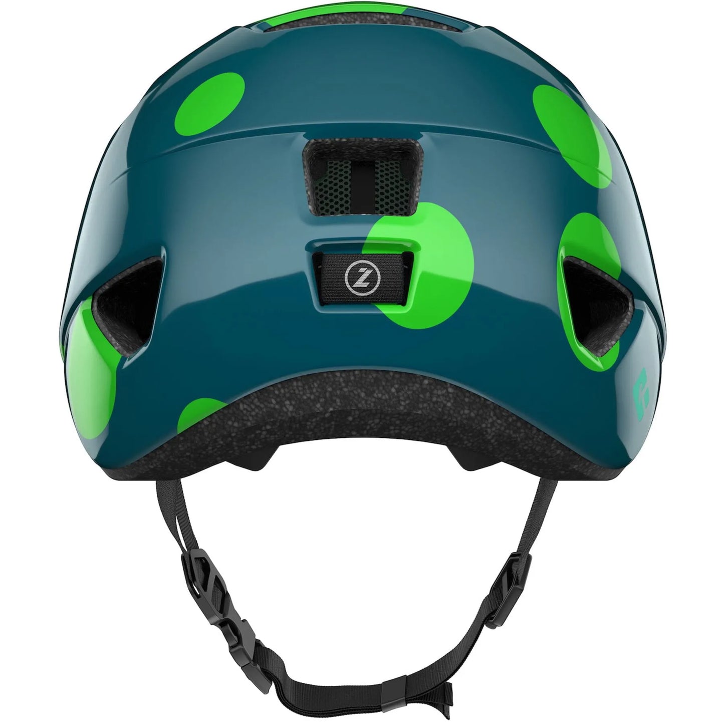 LAZER NUTZ KINETICORE UNI-YOUTH HELMET GREEN DOTS