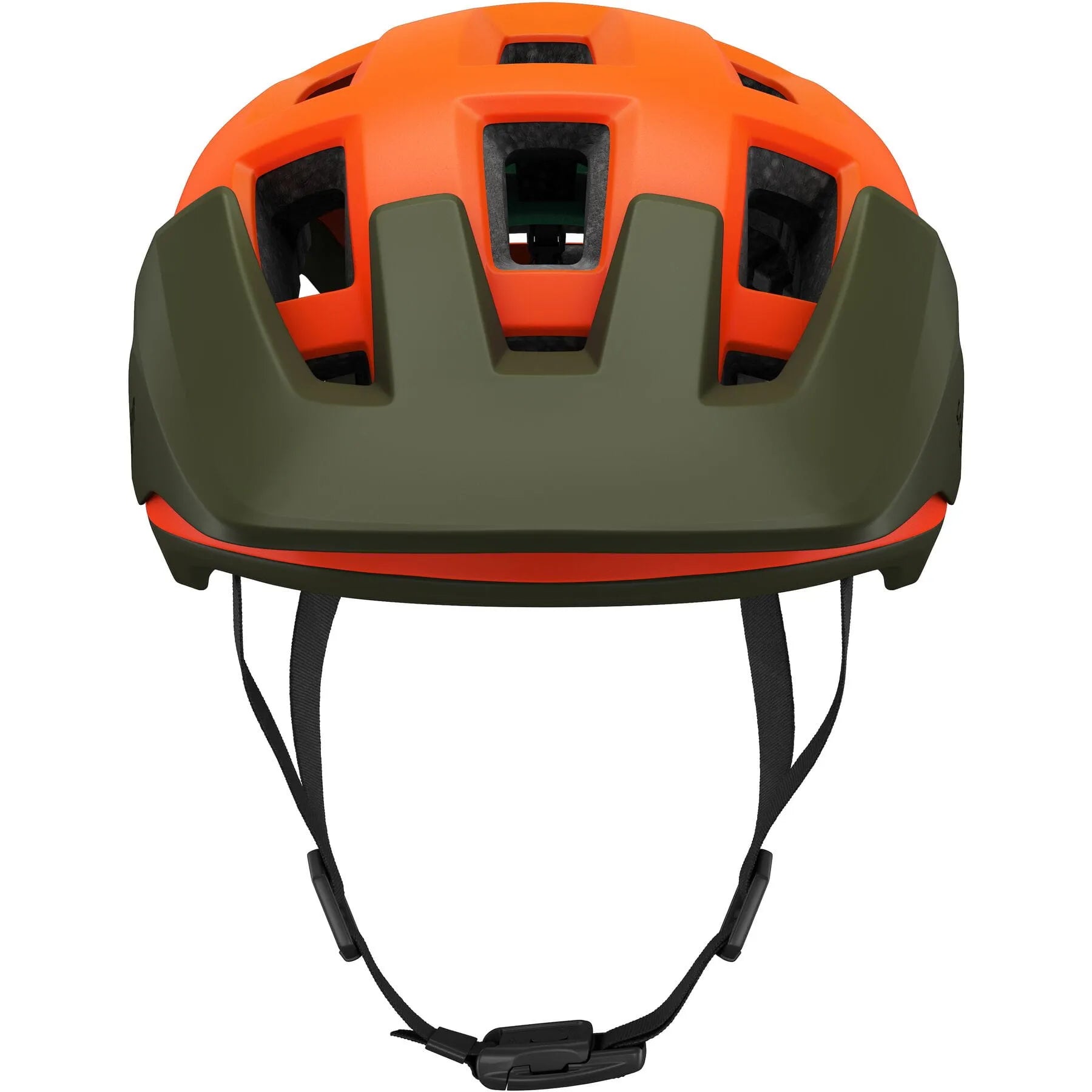 LAZER COYOTE KINETICORE MTB HELMET MATT ORANGE GREEN