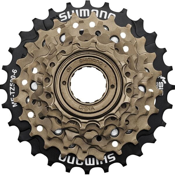 SHIMANO MF-TZ500 6 SPEED MULTIPLE FREEWHEEL 14-28 TOOTH