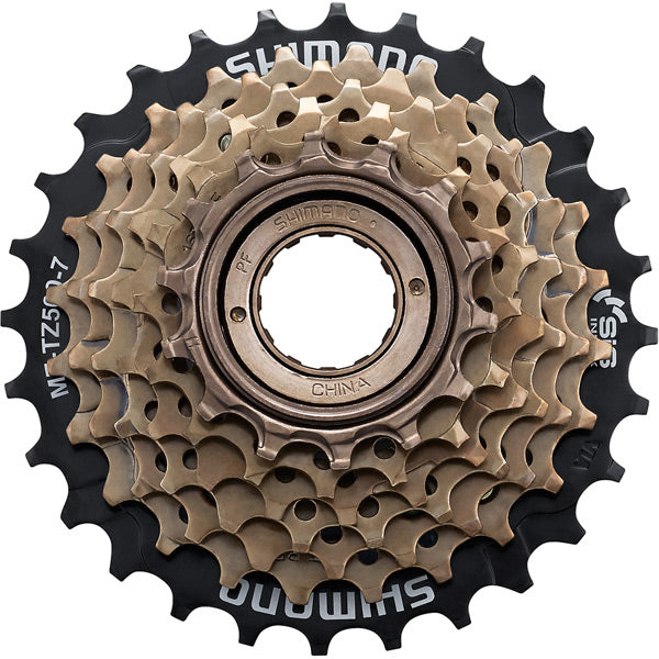 SHIMANO MF-TZ500 7 SPEED MULTIPLE FREEWHEEL 14-28 TOOTH