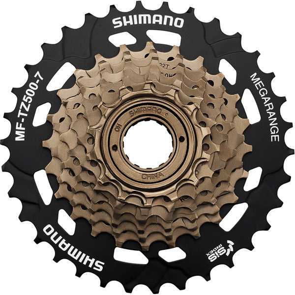 SHIMANO MF-TZ500 7 SPEED MULTIPLE FREEWHEEL 14-34 TOOTH