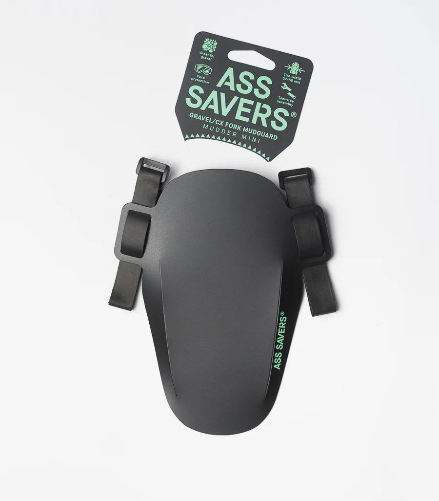 ASS SAVERS MINI MUDDER BLACK FRONT