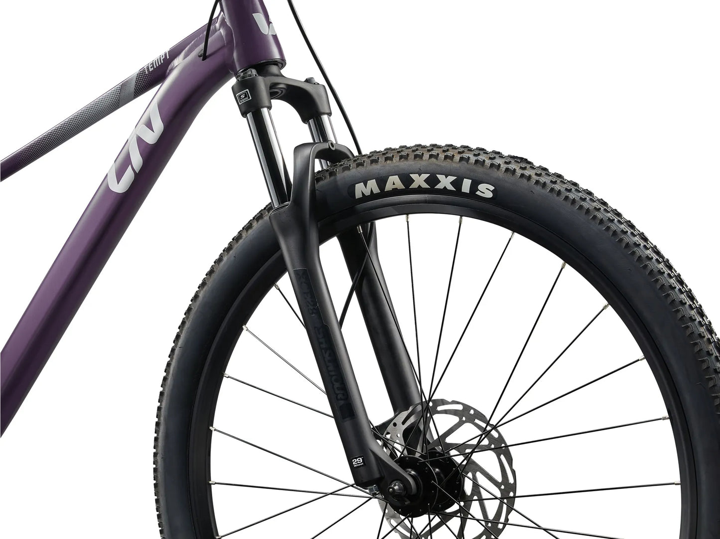 GIANT LIV TEMPT 3 HARDTAIL MTB BIKE 2025 SATIN TYRIAN PURPLE/GOOD GREY