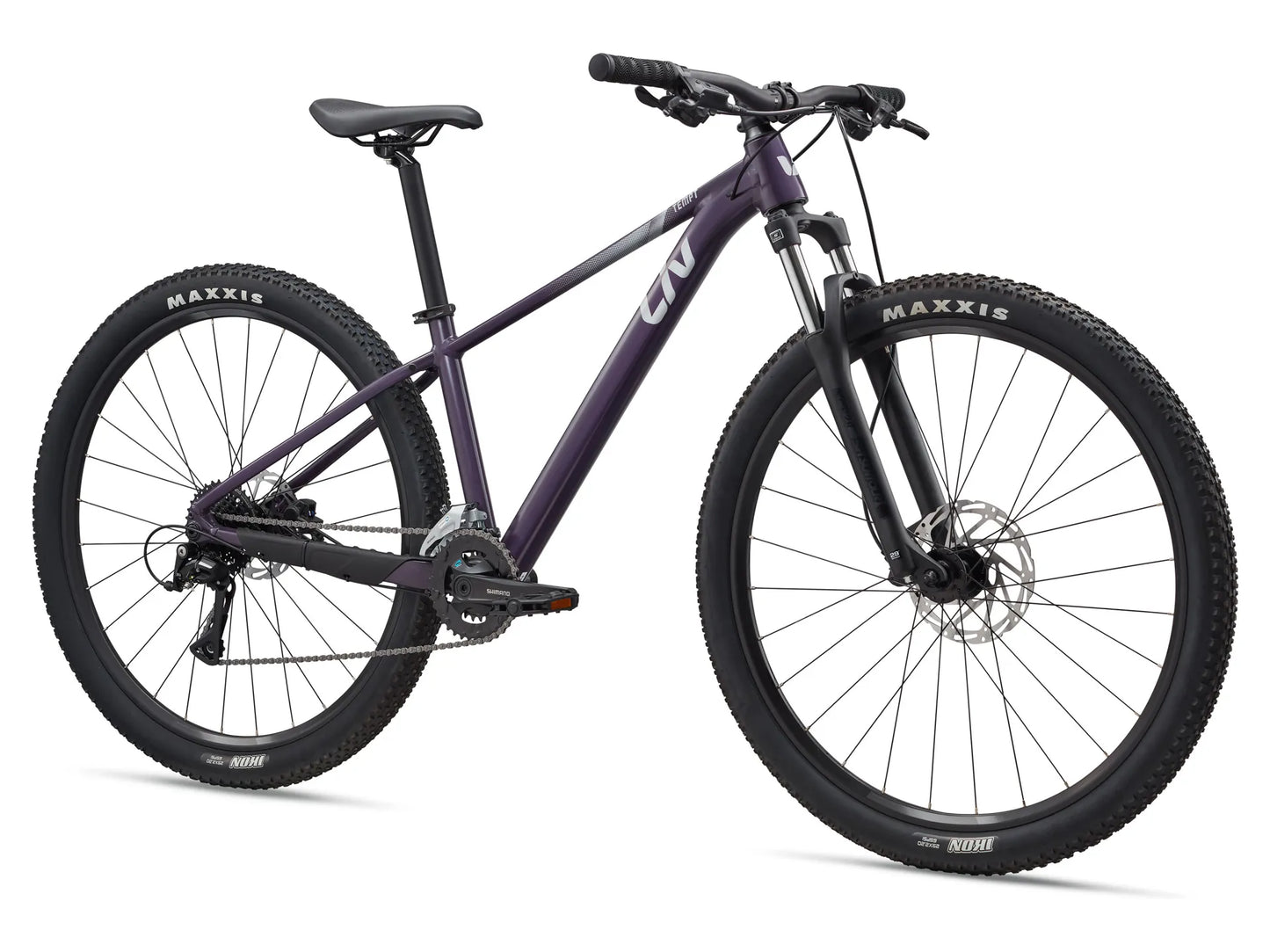 GIANT LIV TEMPT 3 HARDTAIL MTB BIKE 2025 SATIN TYRIAN PURPLE/GOOD GREY