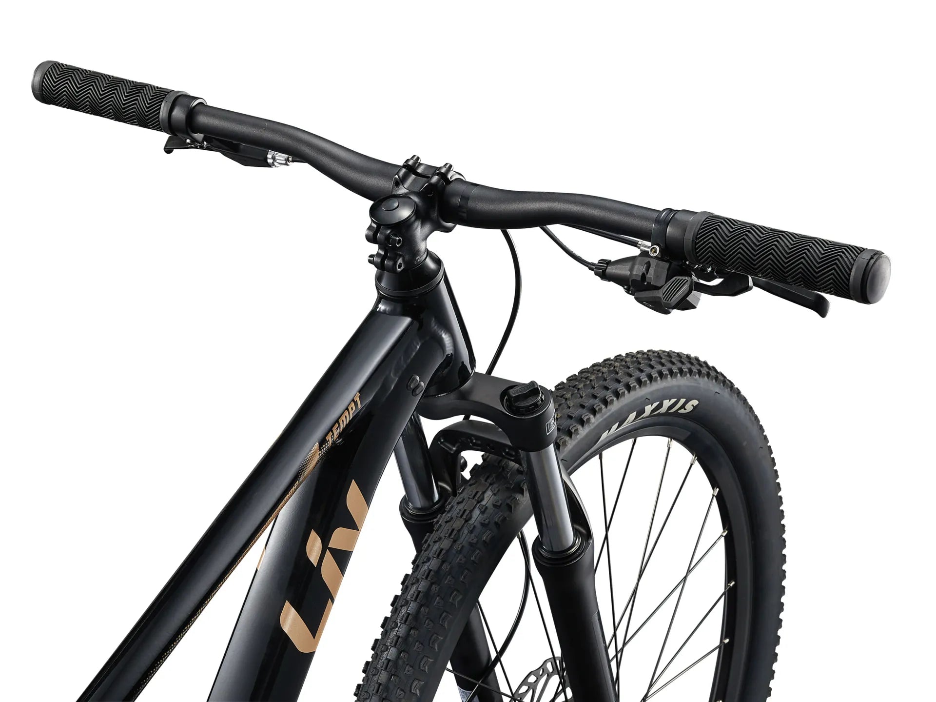 GIANT LIV TEMPT 4 HARDTAIL MTB BIKE 2025 GLOSS BLACK/GOLDEN WHEAT