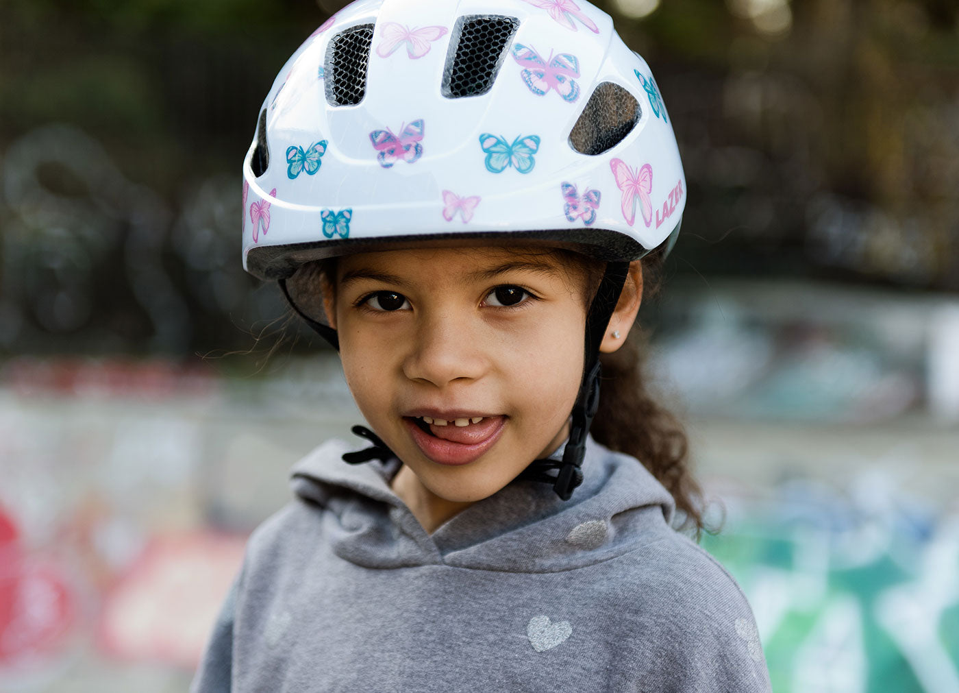 LAZER NUTZ KINETICORE UNI-YOUTH HELMET BUTTERFLY