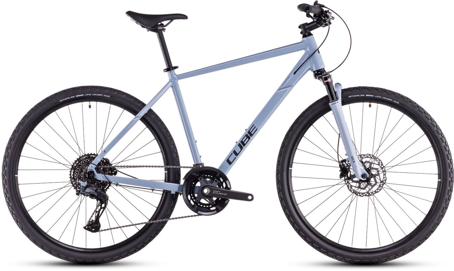 CUBE NATURE EXC HYBRID BIKE 2025 PIGEONBLUE' N 'BLACK