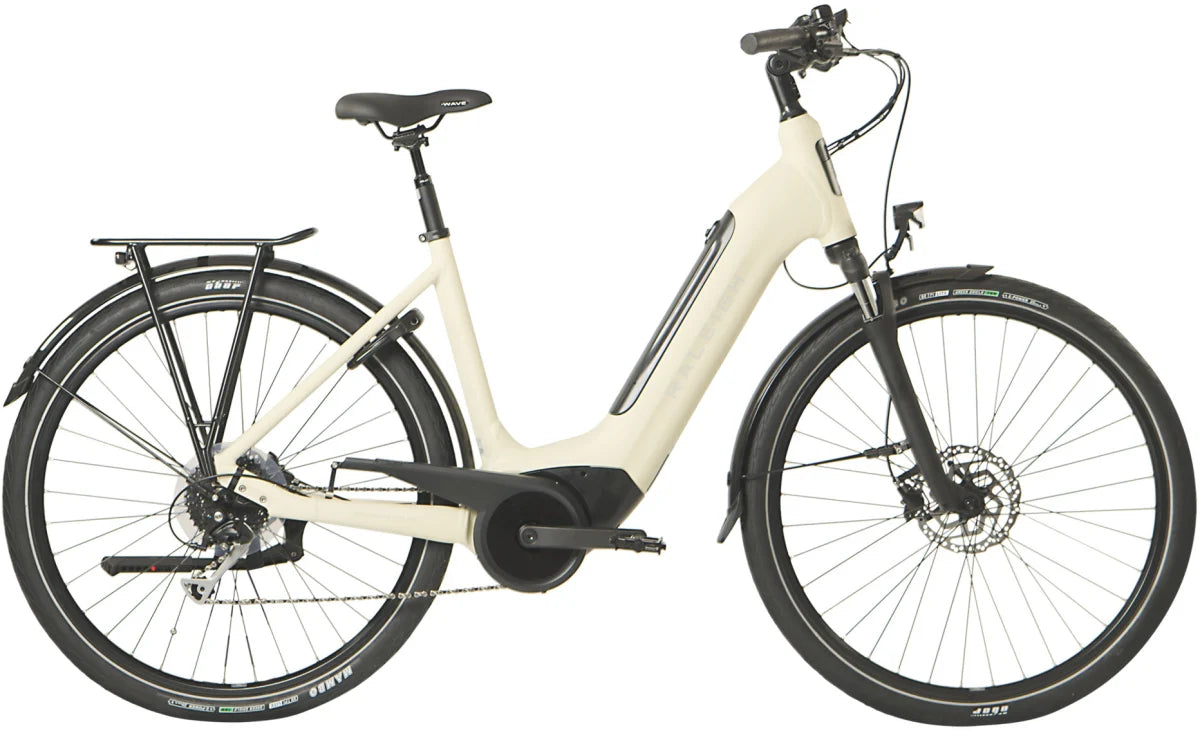 RALEIGH MOTUS GRAND TOUR STEP THROUGH HYBRID eBIKE CREAM