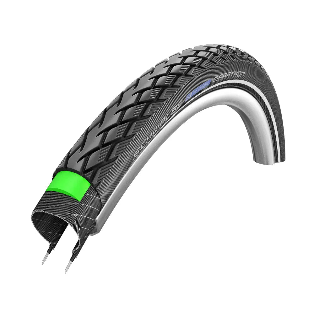 SCHWALBE MARATHON 700x32c REFLECTIVE WIRED TYRE