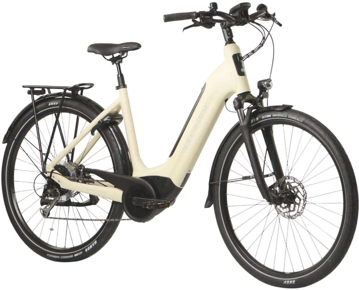 RALEIGH MOTUS GRAND TOUR STEP THROUGH HYBRID eBIKE CREAM