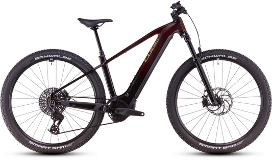 CUBE REACTION HYBRID SLT 800 eMTB BIKE 2025 SOLARECLIPSE' N 'BRONZE